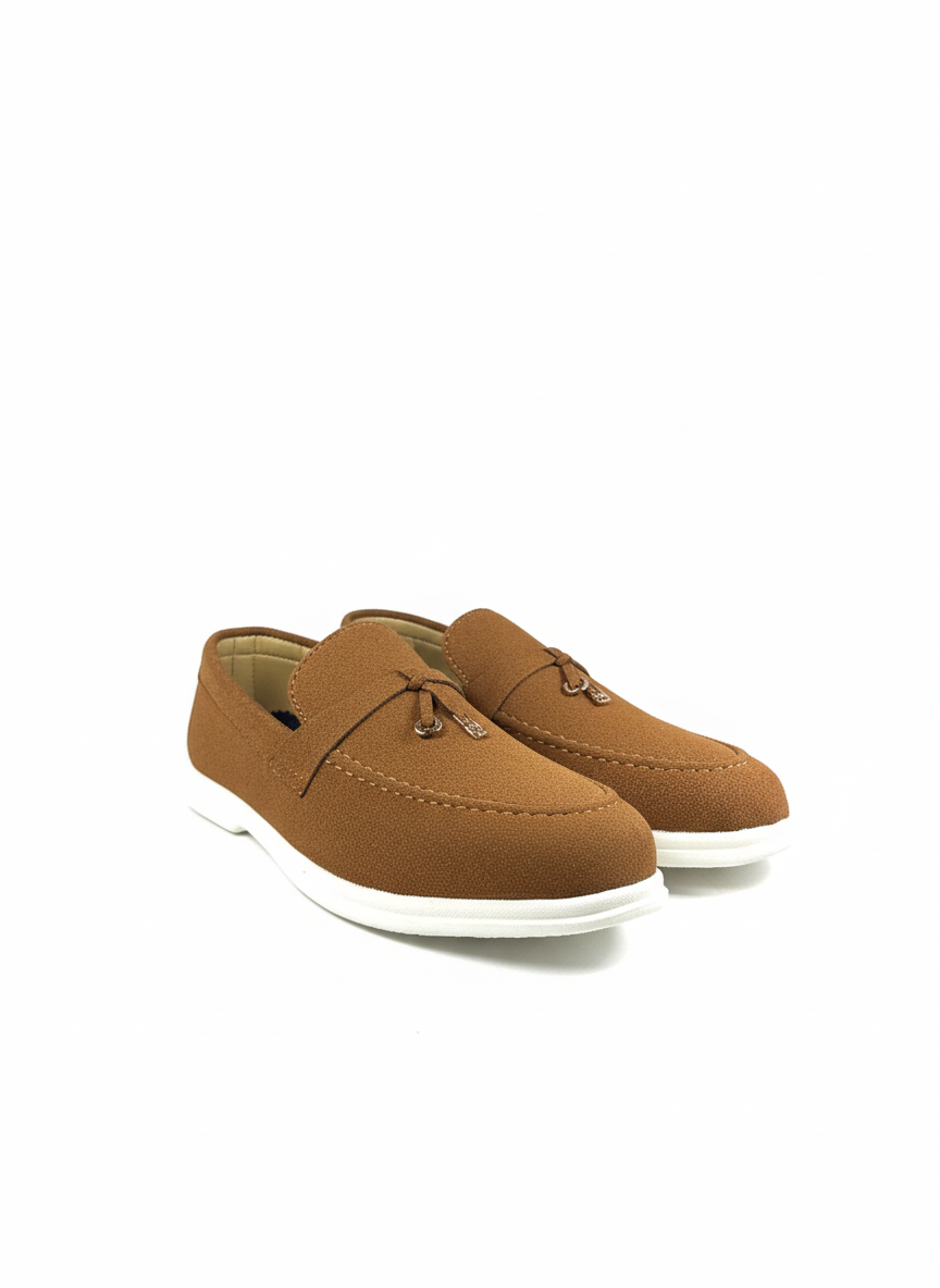 Mustard Tassel Loafers - LP01